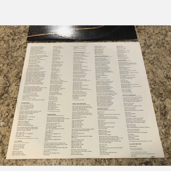 Vintage 1987 Y&T Contagious Album - Picture 3 of 6